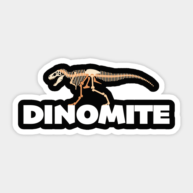 Dinomite Sticker by G-rafix